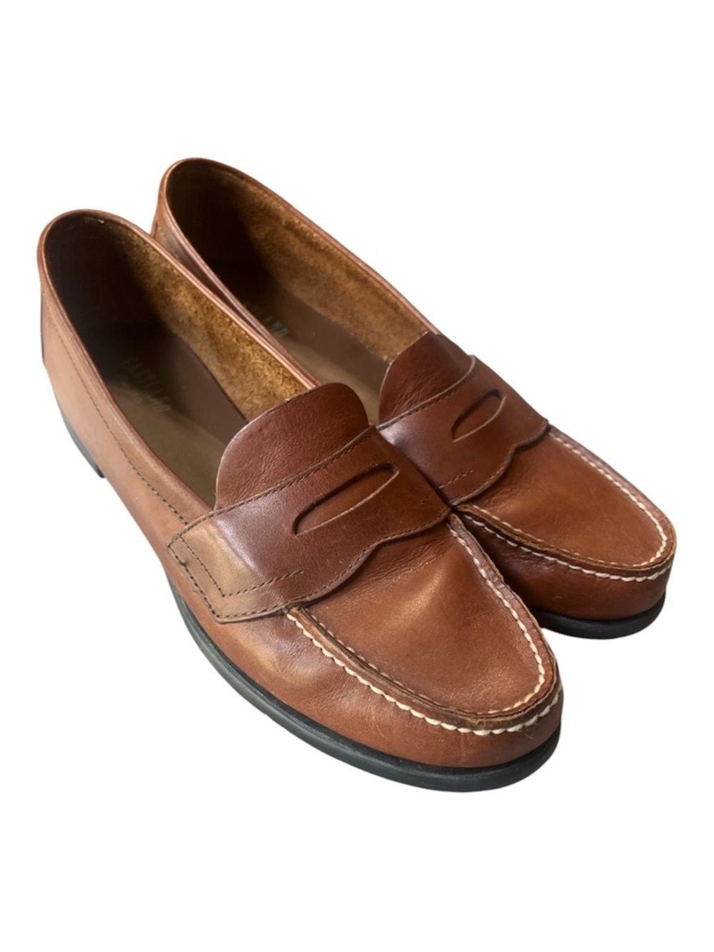 Eastland Brown Leather Women's Penny Loafers